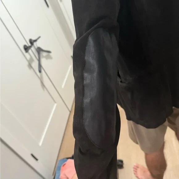 All Saints Black Lightweight Shirt Jacket - Picture 3 of 4